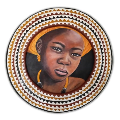 Petite malienne au foulard